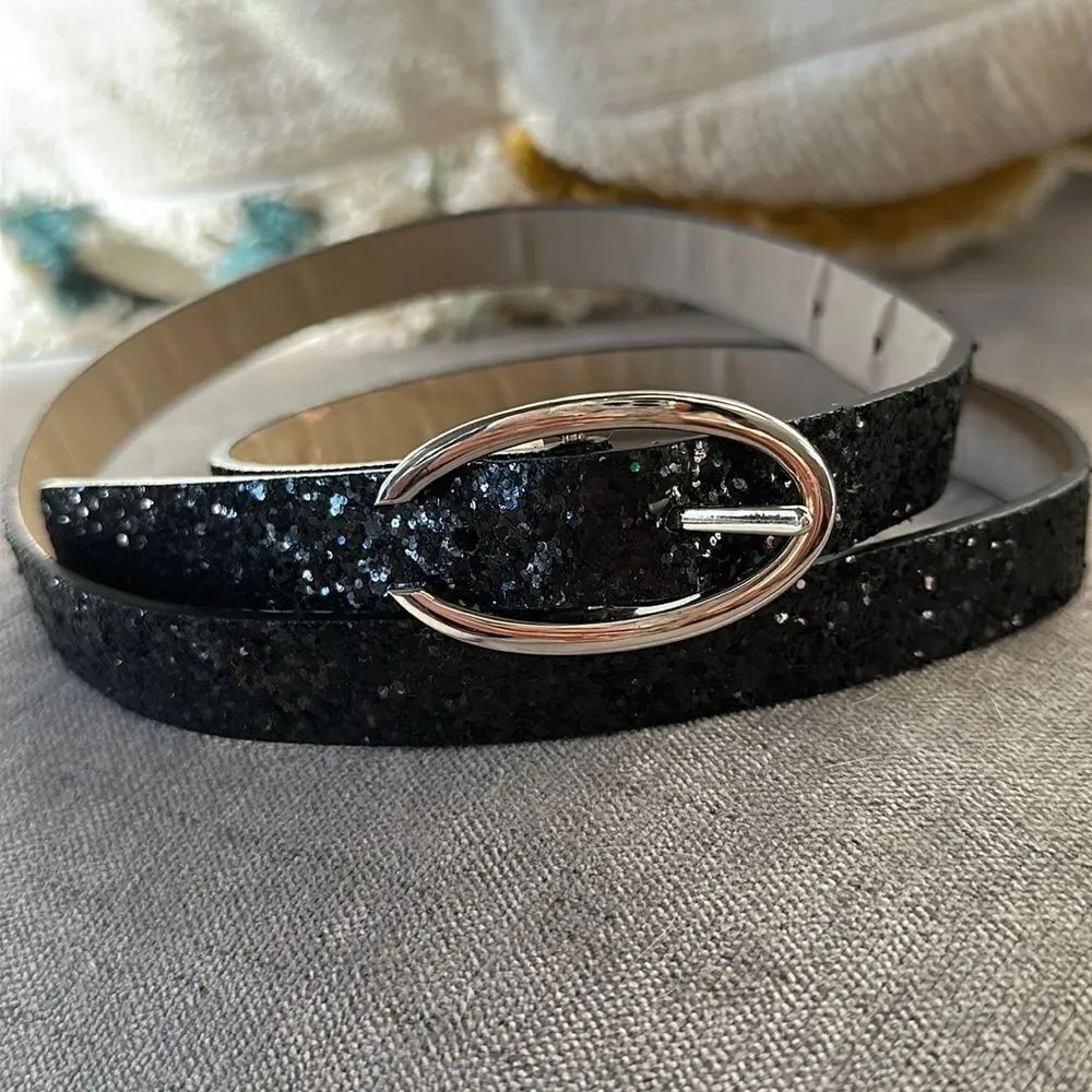 Black Metallic Belt!